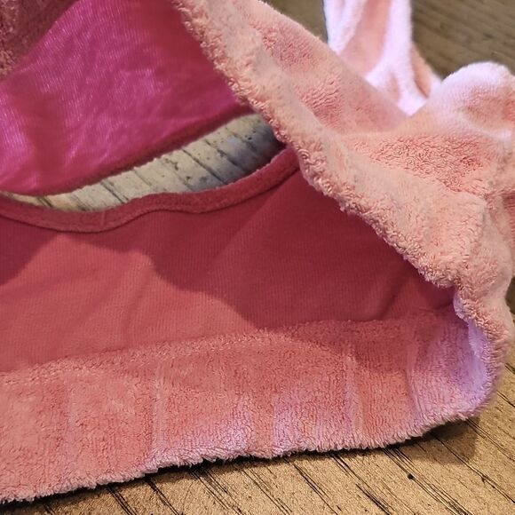 Zara Pink Terry Sports Bra Size S - Picture 3 of 6